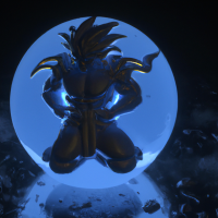 Goku god dragón ball 